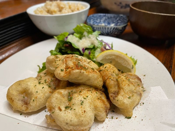 スパイシーポークフリット定食