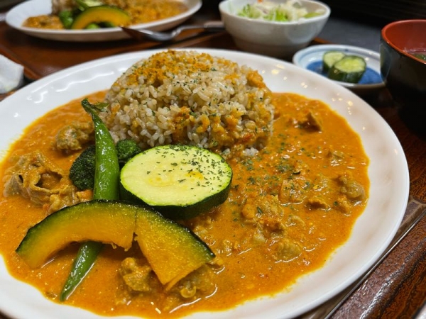 ラムカレー定食