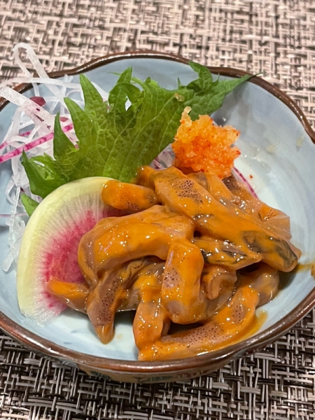 寒干しスルメイカの塩辛