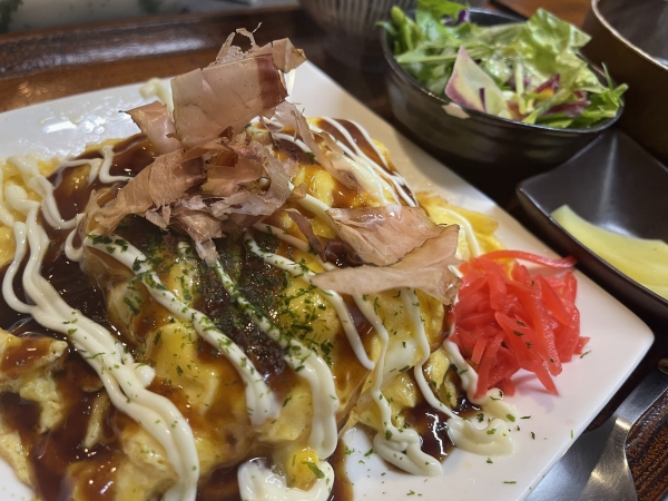 鉄板焼き風とん平焼き定食