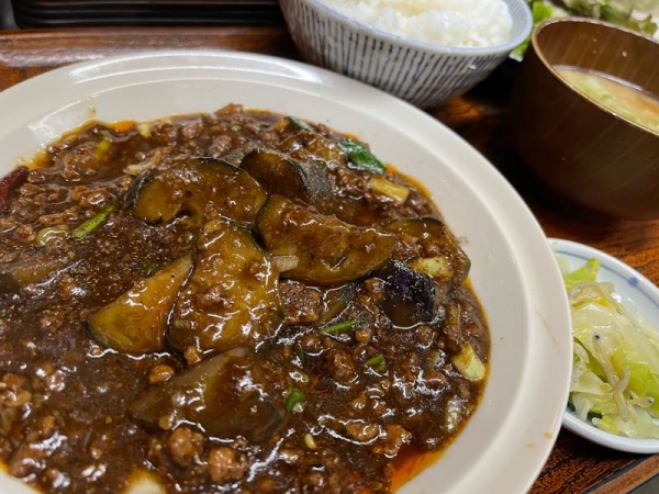 四川麻婆茄子定食