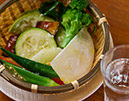 蒸し野菜の盛り合わせ